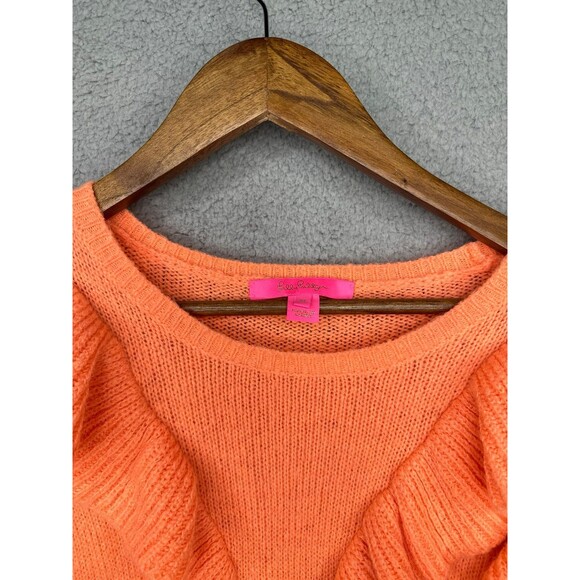 Lily Pulitzer Marceline wool blend beautiful melon colored Sweater - Picture 3 of 8